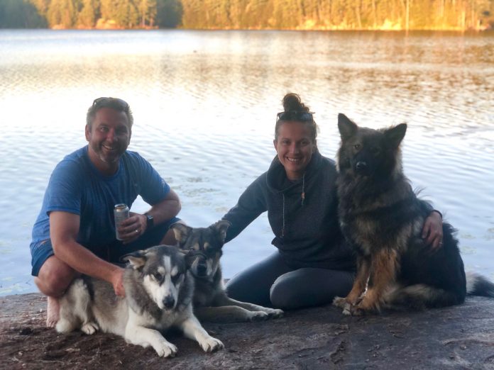 Paws of the North Rescue founders Trevor and Holly Marko