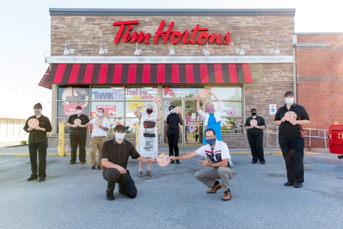 Barrie and Stroud Tim Hortons Smile Cookie Campaign