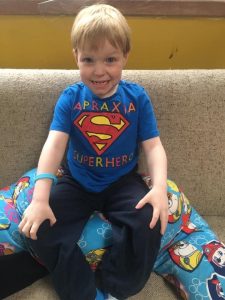 Nash Hamilton, a five-year-old from Bracebridge with CAS, childhood apraxia of speech